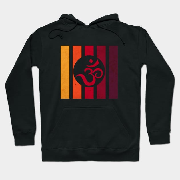 Spiritual Om Colorama Hoodie by CTShirts